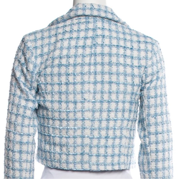 Chic SET JASON WU Boucle Tweed Cropped Blazer and Skort Set NWT | 10 - Picture 4 of 11